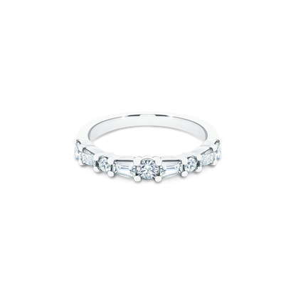 Christopher Designs Mixed Shape Diamond Wedding Ring — photo 1 of 3