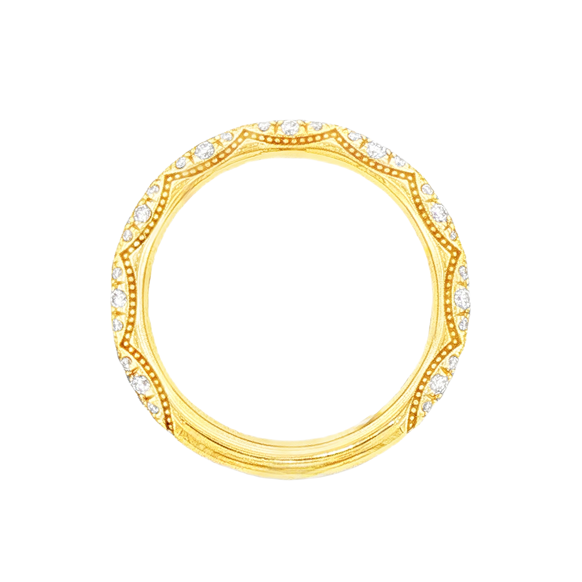 Tacori Round Brilliant Cut Diamond Wedding Ring — photo 3 of 3