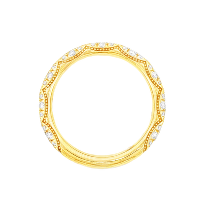 Tacori Round Brilliant Cut Diamond Wedding Ring — photo 3 of 3