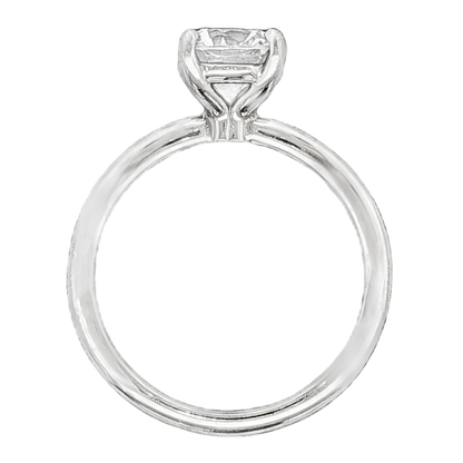 Precision Set Round Solitaire Diamond Engagement Ring — photo 2 of 3