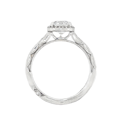 Tacori Round Diamond Halo Engagement Ring — photo 3 of 3