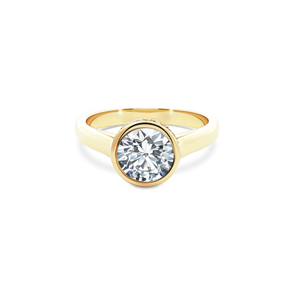 Signature Round Solitaire Diamond Engagement Ring — photo 1 of 3