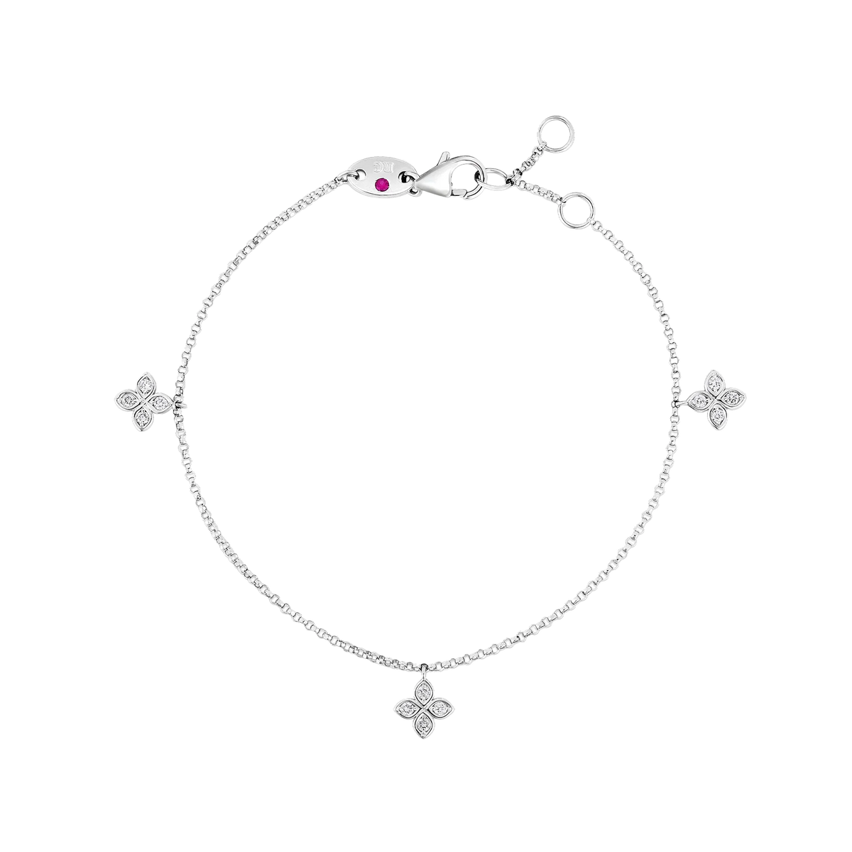 Roberto Coin Love In Verona Dangling Flower Station Bracelet — photo 2 of 3