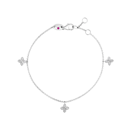 Roberto Coin Love In Verona Dangling Flower Station Bracelet — photo 2 of 3
