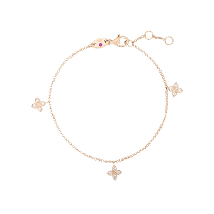 Roberto Coin Love In Verona Dangling Flower Station Bracelet — photo 3 of 3