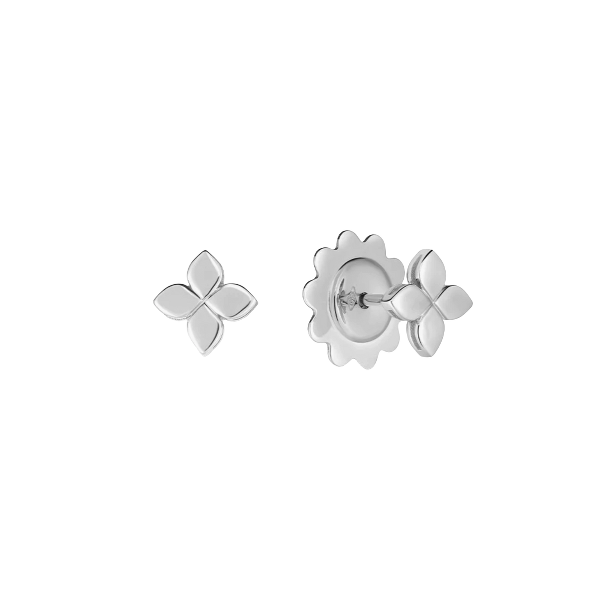 Roberto Coin Love in Verona 18K Gold Small Flower Stud Earrings — photo 2 of 2