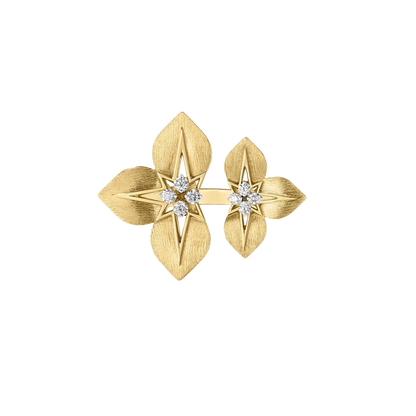 Roberto Coin 18K Yellow Gold Diamond Princess Ring — photo 1 of 1