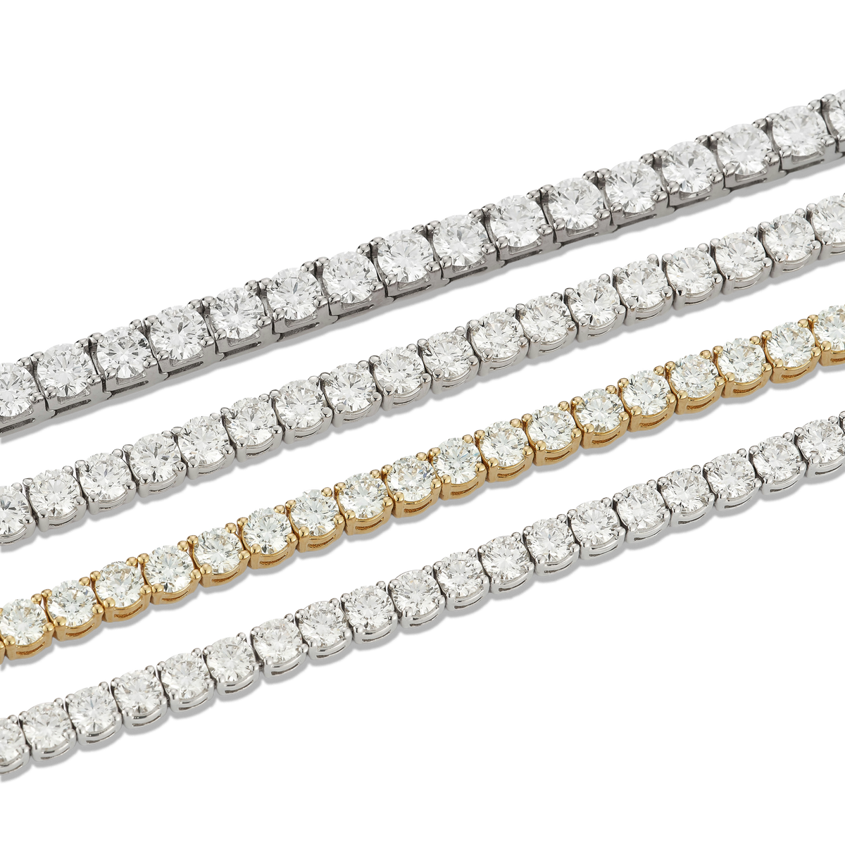 9.00 to 12.00ct Diamond Tennis Bracelet — photo 1 of 3