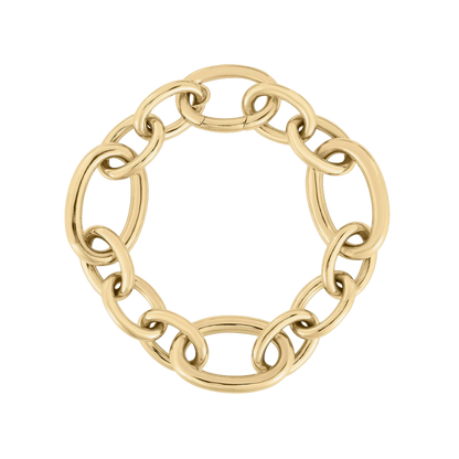 Roberto Coin 18K Yellow Gold Alternating Oval and Round Link Chain Bracelet — photo 1 of 1
