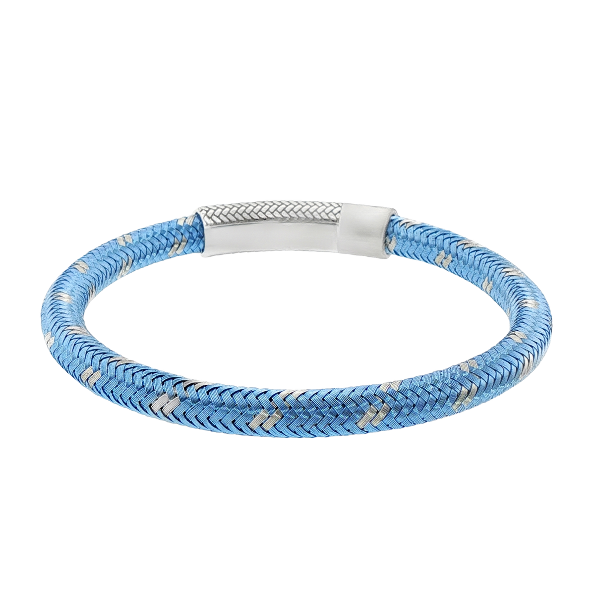Tateossian Blue Enamel Bracelet With Sterling Silver Clasp — photo 1 of 1