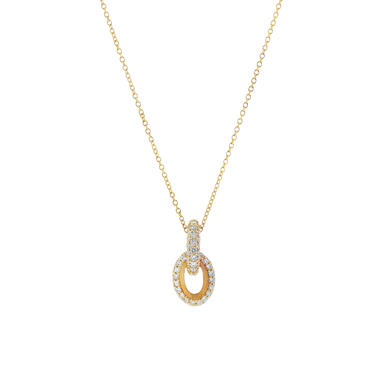 Nanis 18k Yellow Gold Diamond Necklace — photo 1 of 2