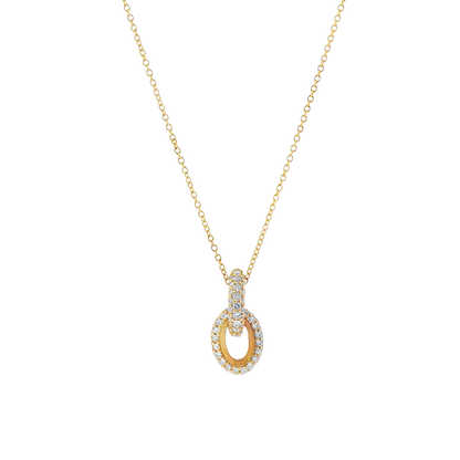 Nanis 18k Yellow Gold Diamond Necklace — photo 1 of 2