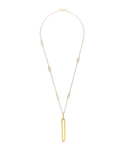 Nanis 18k Yellow Gold Long Diamond Necklace — photo 3 of 3