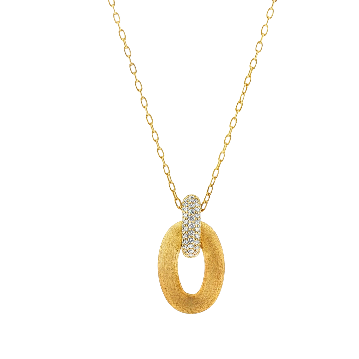 Nanis 18k Yellow Gold Diamond Necklace — photo 1 of 2