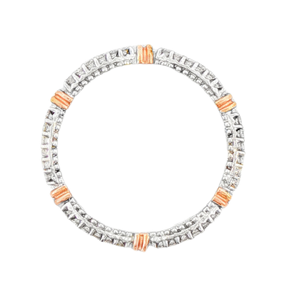 Verragio Two-Tone Diamond Cluster Eternity Ring — photo 3 of 3