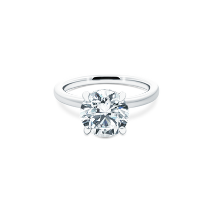 Martin Flyer Round Solitaire Diamond Engagement Ring — photo 1 of 3