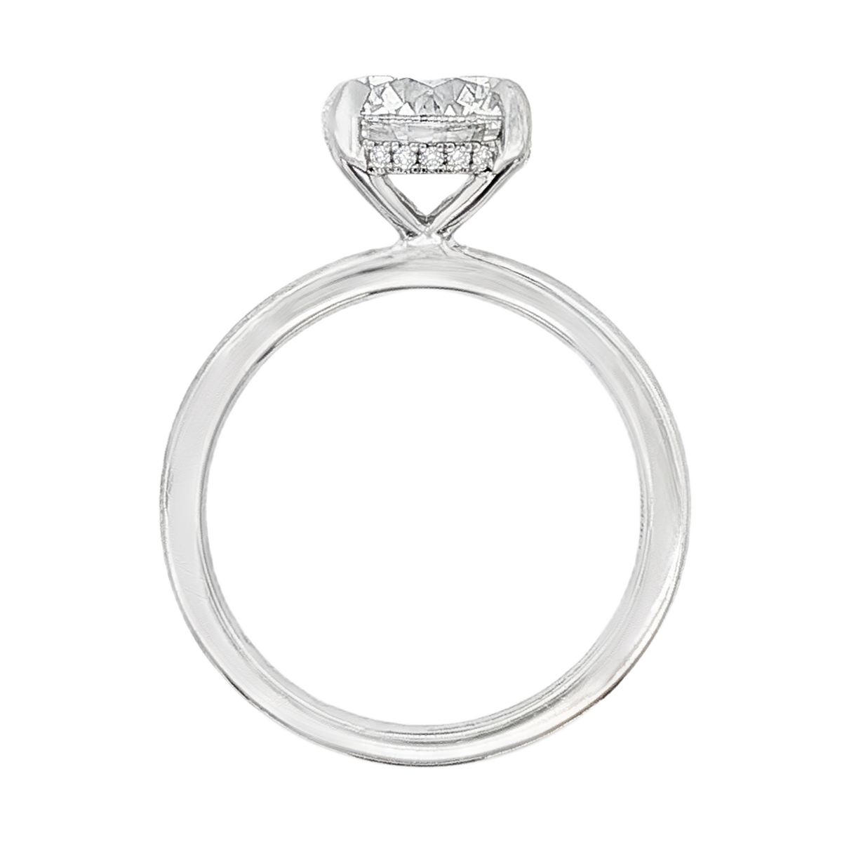 Martin Flyer Round Solitaire Diamond Engagement Ring — photo 3 of 3