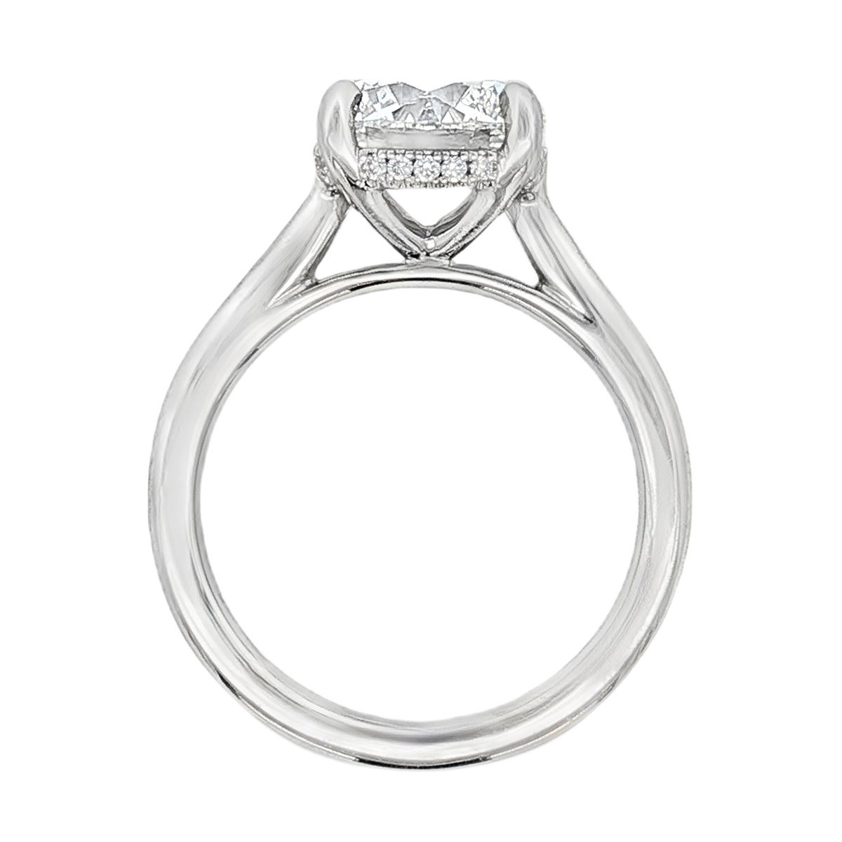 Martin Flyer Round Solitaire Diamond Engagement Ring — photo 3 of 3