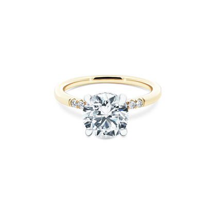 Martin Flyer Round Solitaire Diamond Engagement Ring — photo 1 of 3