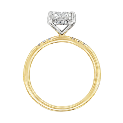 Martin Flyer Round Solitaire Diamond Engagement Ring — photo 3 of 3