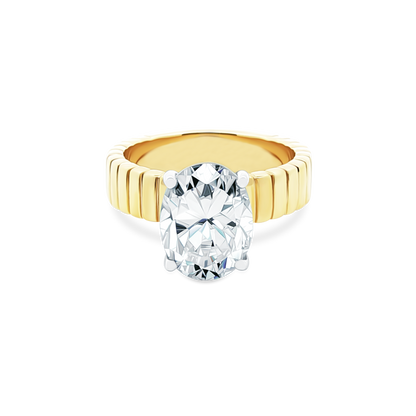 Martin Flyer Oval Solitaire Diamond Engagement Ring — photo 1 of 3