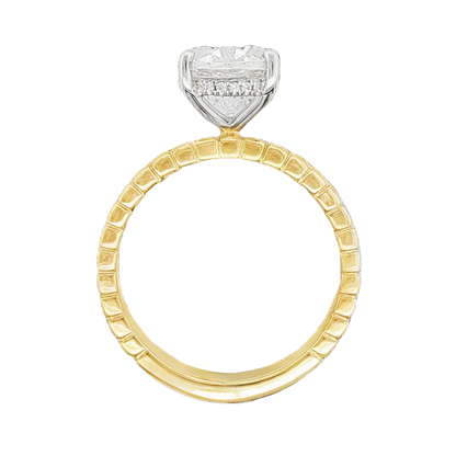 Martin Flyer Oval Solitaire Diamond Engagement Ring — photo 3 of 3