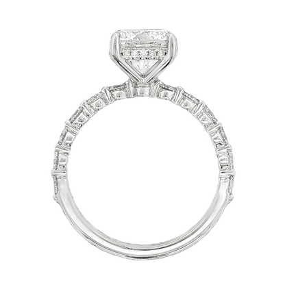 Martin Flyer Round Diamond Shared Prong Engagement Ring — photo 3 of 3