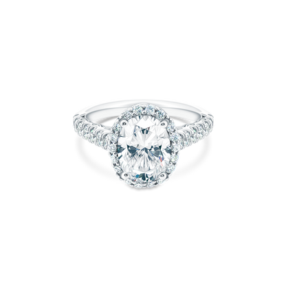 Tacori Oval Diamond Halo Engagement Ring — photo 1 of 3