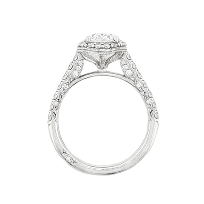 Tacori Oval Diamond Halo Engagement Ring — photo 3 of 3