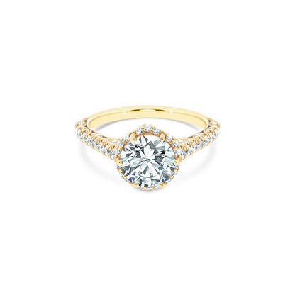 Tacori Round Diamond Halo Engagement Ring — photo 1 of 3