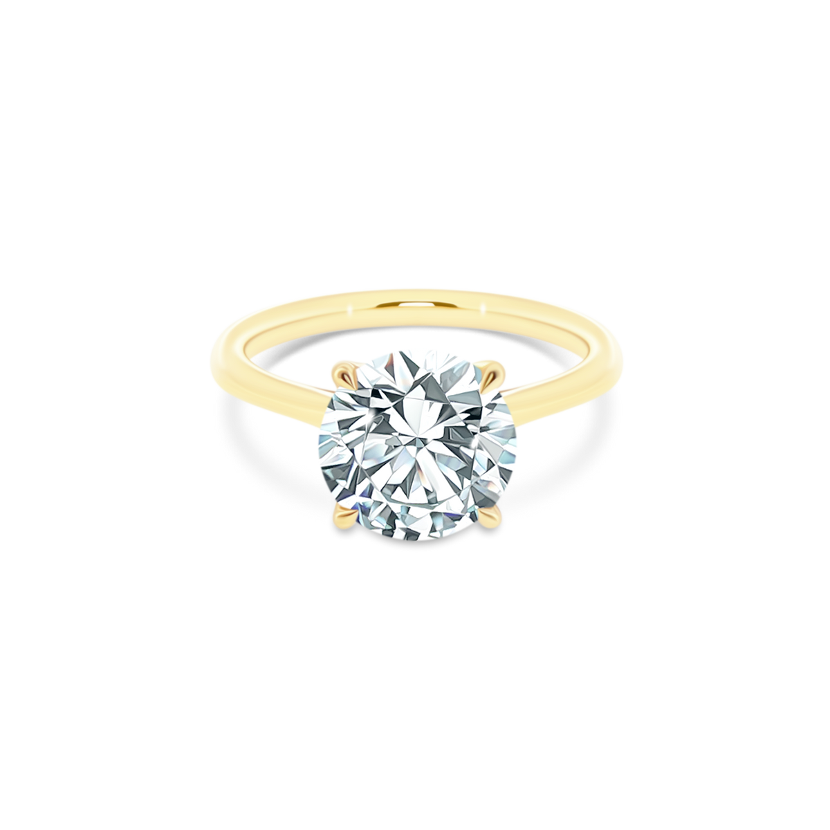 Tacori Round Solitaire Diamond Engagement Ring — photo 1 of 3