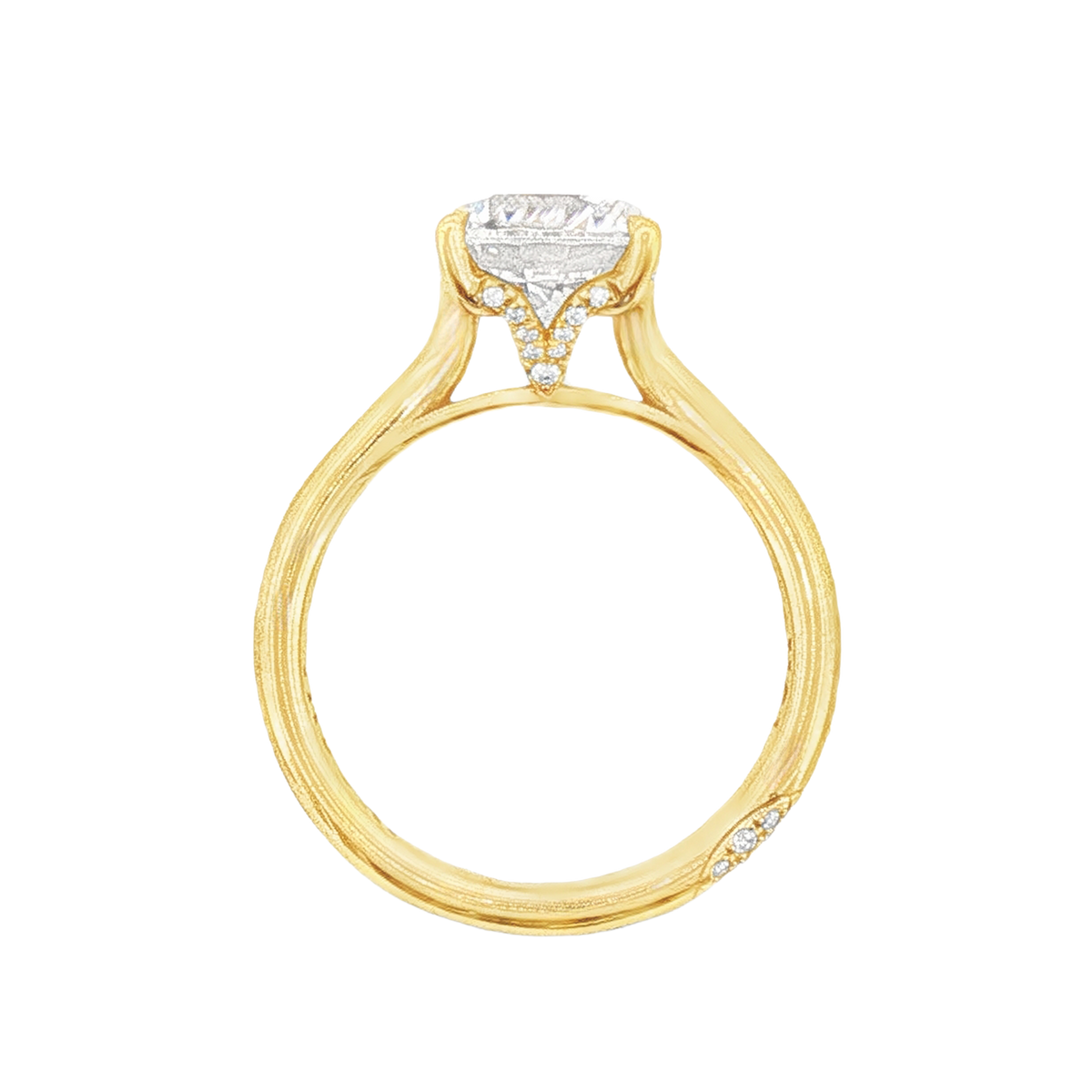 Tacori Round Solitaire Diamond Engagement Ring — photo 3 of 3