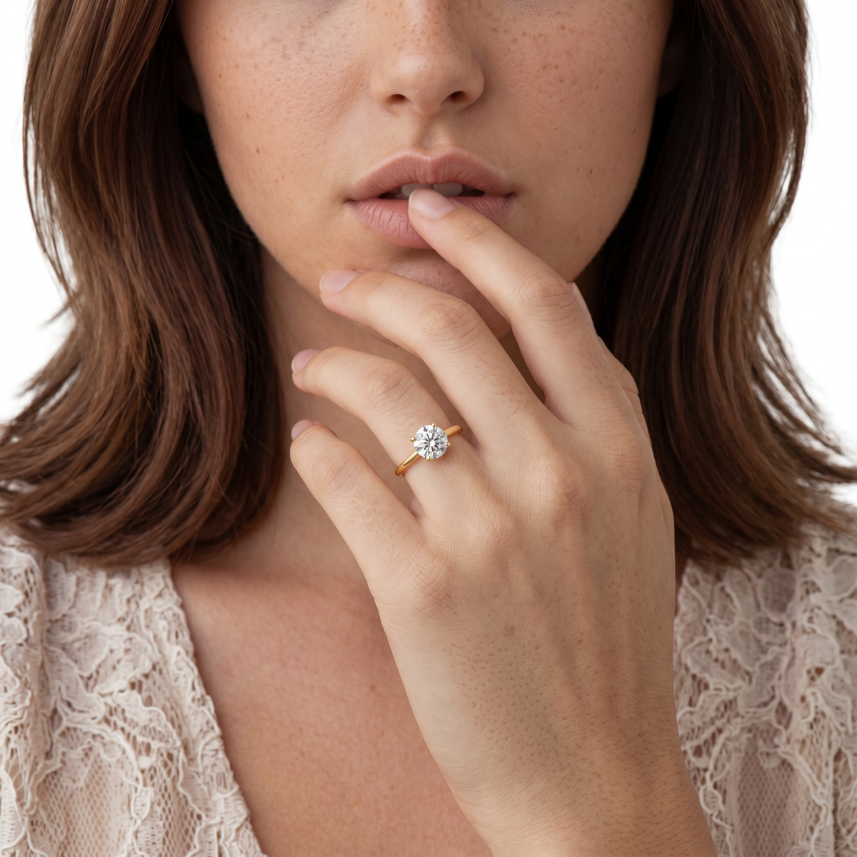 Tacori Round Solitaire Diamond Engagement Ring — photo 2 of 3