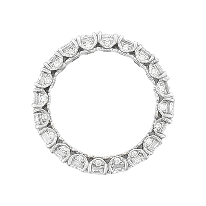 Tacori Emerald Cut Diamond Eternity Ring — photo 3 of 3