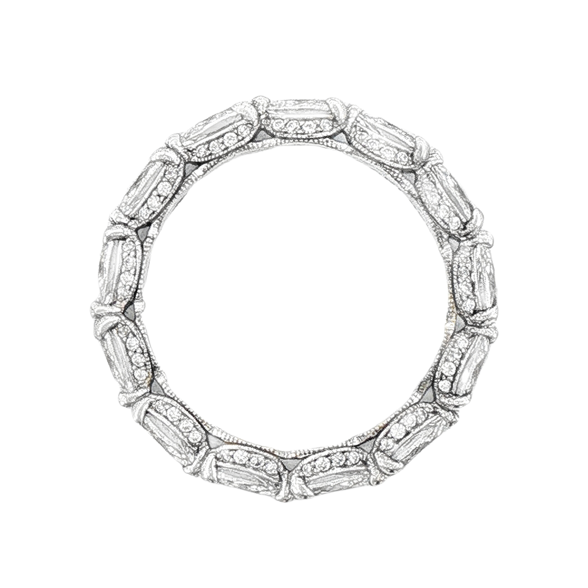 Tacori Pear Shape Diamond Eternity Ring — photo 2 of 2