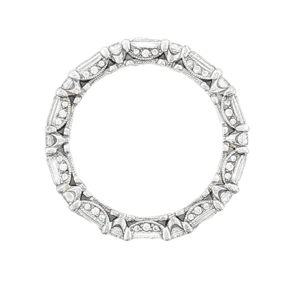 Tacori Baguette & Round Diamond Eternity Ring — photo 3 of 3