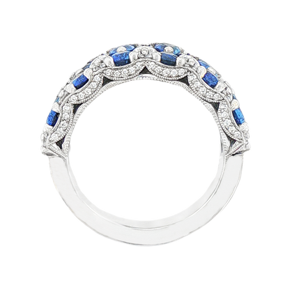 Tacori Marquise & Pear Shape Diamond Geometric Wedding Ring — photo 3 of 3