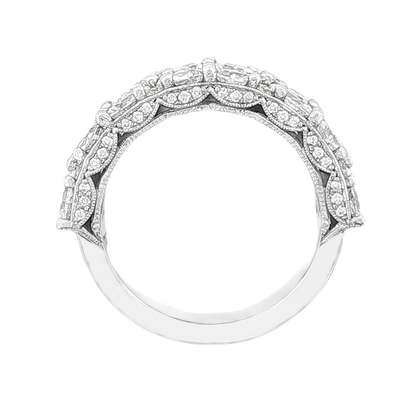 Tacori Marquise & Pear Shape Diamond Floral Wedding Ring — photo 3 of 3