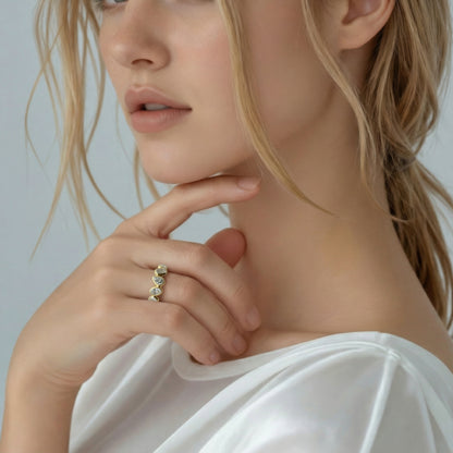 Christopher Designs Mixed Shape Diamond Wedding Ring — photo 2 of 3