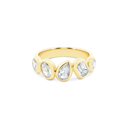 Christopher Designs Mixed Shape Diamond Wedding Ring — photo 1 of 3