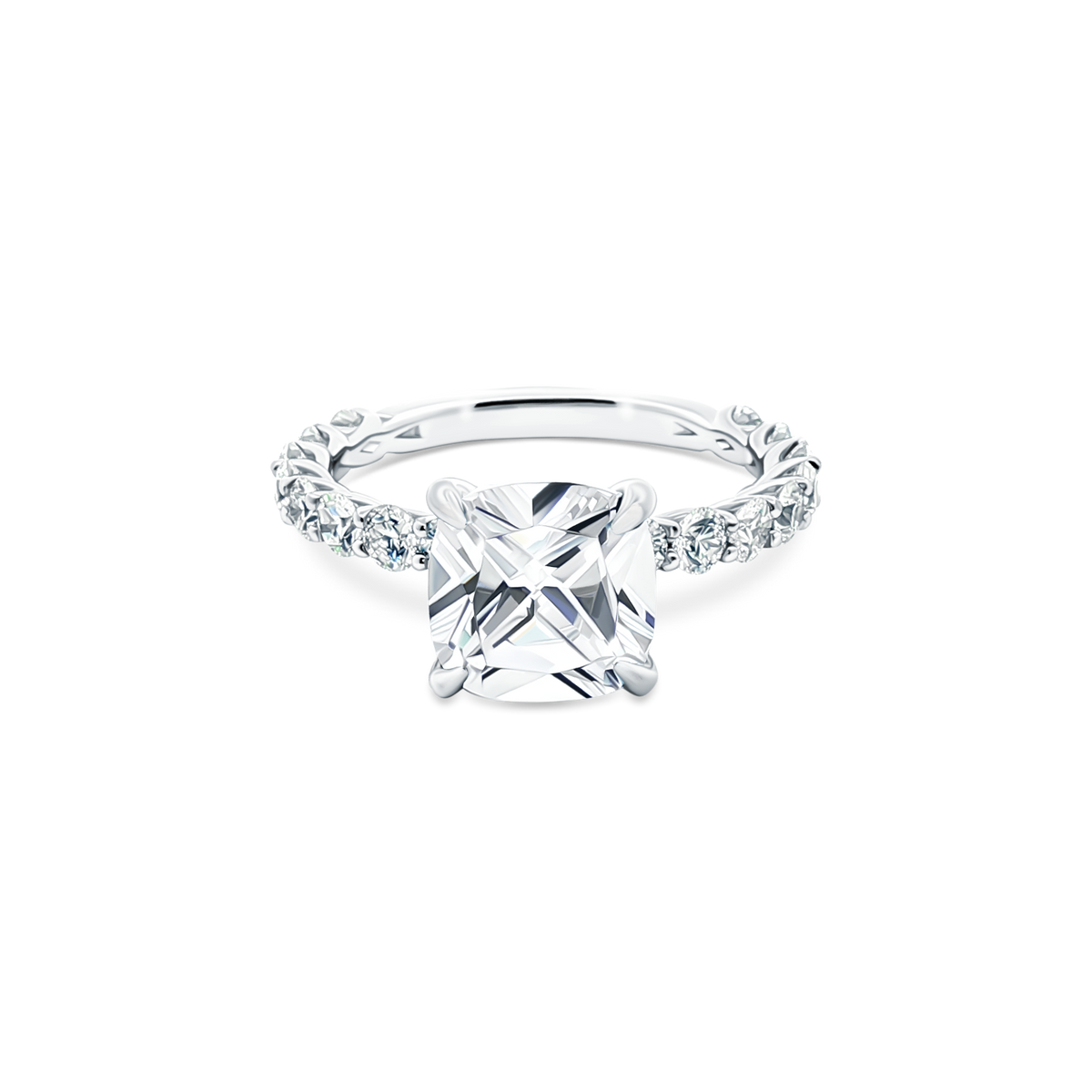 Signature Cushion Diamond Engagement Ring — photo 1 of 3
