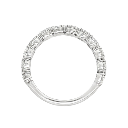Christopher Designs Oval Diamond Wedding Ring — photo 3 of 3