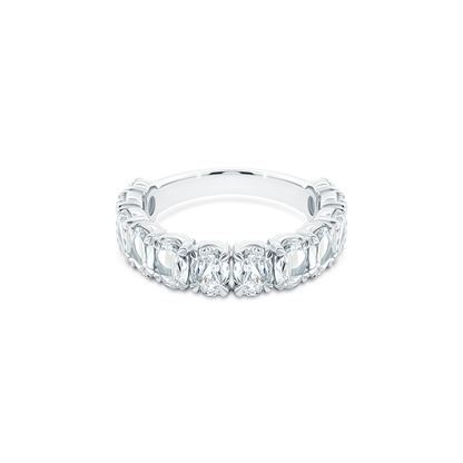 Christopher Designs Oval Diamond Wedding Ring — photo 1 of 3