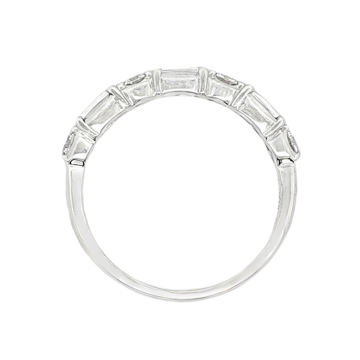 Christopher Designs Mixed Shape Diamond Wedding Ring — photo 3 of 6