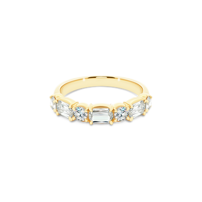 Christopher Designs Mixed Shape Diamond Wedding Ring — photo 4 of 6