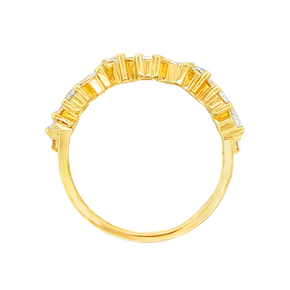 Christopher Designs Mixed Shape Diamond Wedding Ring — photo 3 of 3