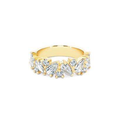 Christopher Designs Mixed Shape Diamond Wedding Ring — photo 1 of 3