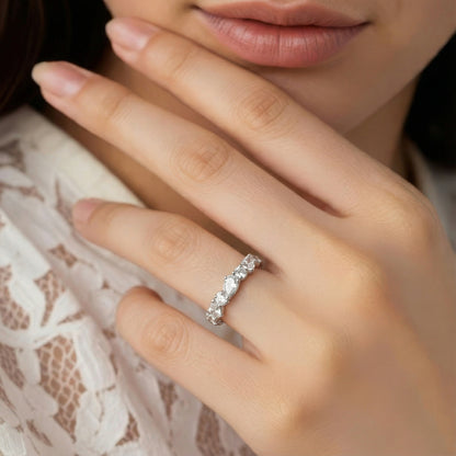 Christopher Designs Mixed Shape Diamond Wedding Ring — photo 2 of 3