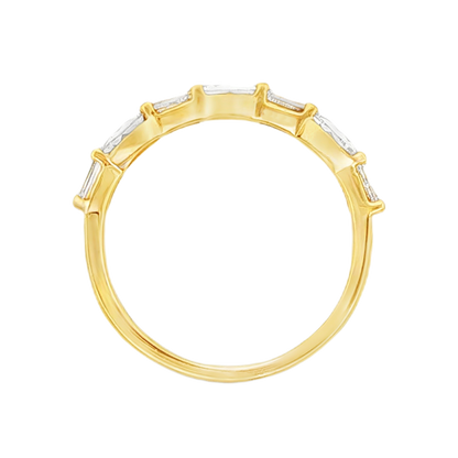 Christopher Designs Mixed Shape Diamond Wedding Ring — photo 3 of 6