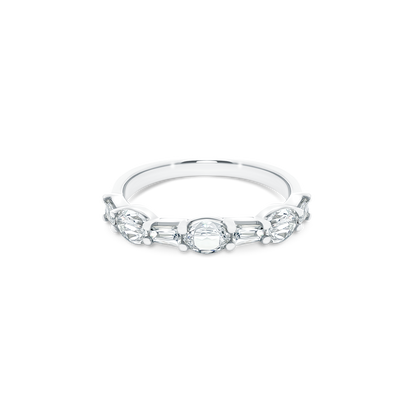 Christopher Designs Mixed Shape Diamond Wedding Ring — photo 4 of 6